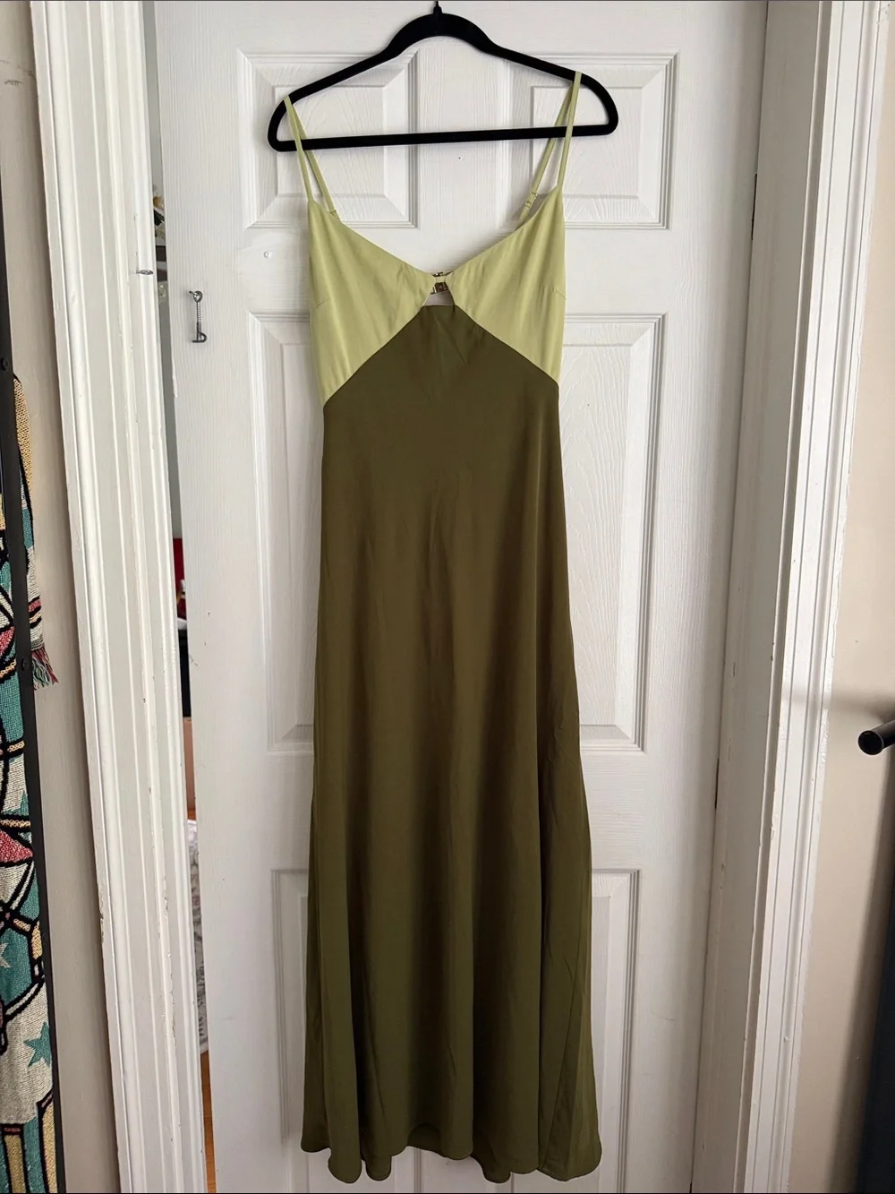 Abercrombie & Fitch Julia Slip Cutout Maxi Dress